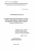 Ольницкий, Игорь Вадимович. Топливно-энергетический комплекс региона: система необходимых условий и факторов динамичного и рационального развития: На примере Кемеровской области: дис. кандидат экономических наук: 08.00.05 - Экономика и управление народным хозяйством: теория управления экономическими системами; макроэкономика; экономика, организация и управление предприятиями, отраслями, комплексами; управление инновациями; региональная экономика; логистика; экономика труда. Кемерово. 2004. 233 с.