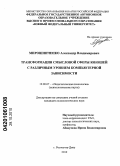 Мирошниченко, Александр Владимирович. Трансформации смысловой сферы юношей с различным уровнем компьютерной зависимости: дис. кандидат психологических наук: 19.00.07 - Педагогическая психология. Ростов-на-Дону. 2010. 174 с.