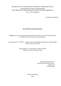 Козина Наталия Дмитриевна. Цифровая среда поддержки проектной деятельности в подготовке будущих педагогов технологического образования: дис. кандидат наук: 13.00.08 - Теория и методика профессионального образования. ФГБОУ ВО «Российский государственный педагогический университет им. А.И. Герцена». 2022. 224 с.