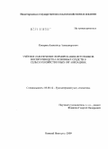 Кокурин, Александр Александрович. Учётное обеспечение формирования источников воспроизводства основных средств в сельскохозяйственных организациях: дис. кандидат экономических наук: 08.00.12 - Бухгалтерский учет, статистика. Москва. 2009. 275 с.