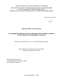 Крупник Инна Александровна. Уголовно-правовая охрана профессионального спорта в России и в зарубежных странах: дис. кандидат наук: 00.00.00 - Другие cпециальности. ФГКОУ ВО «Санкт-Петербургский университет Министерства внутренних дел Российской Федерации». 2024. 237 с.