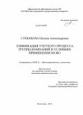 Суржикова, Наталья Александровна. Унификация учетного процесса группы компаний в условиях применения МСФО: дис. кандидат экономических наук: 08.00.12 - Бухгалтерский учет, статистика. Волгоград. 2010. 209 с.