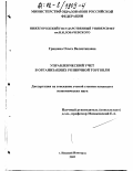 Гришина, Ольга Валентиновна. Управленческий учет в организациях розничной торговли: дис. кандидат экономических наук: 08.00.12 - Бухгалтерский учет, статистика. Нижний Новгород. 2002. 202 с.