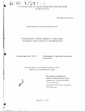 Панюшкина, Людмила Владимировна. Управление эффективным развитием машиностроительного предприятия: дис. кандидат экономических наук: 08.00.05 - Экономика и управление народным хозяйством: теория управления экономическими системами; макроэкономика; экономика, организация и управление предприятиями, отраслями, комплексами; управление инновациями; региональная экономика; логистика; экономика труда. Саратов. 1999. 134 с.