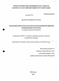 Иванов, Валерий Николаевич. Управление конкурентоспособностью предприятий пищевой промышленности региона: на примере Чувашской Республики: дис. кандидат экономических наук: 08.00.05 - Экономика и управление народным хозяйством: теория управления экономическими системами; макроэкономика; экономика, организация и управление предприятиями, отраслями, комплексами; управление инновациями; региональная экономика; логистика; экономика труда. Чебоксары. 2009. 238 с.