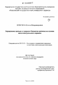 Кулапина, Елена Владимировна. Управление малым и средним бизнесом региона на основе интеллектуального сервиса: дис. кандидат экономических наук: 08.00.05 - Экономика и управление народным хозяйством: теория управления экономическими системами; макроэкономика; экономика, организация и управление предприятиями, отраслями, комплексами; управление инновациями; региональная экономика; логистика; экономика труда. Тольятти. 2012. 178 с.