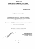 Заворовский, Михаил Игоревич. Управление процессами развития жилищно-коммунального комплекса крупного города: Методы и технологии: дис. кандидат экономических наук: 08.00.05 - Экономика и управление народным хозяйством: теория управления экономическими системами; макроэкономика; экономика, организация и управление предприятиями, отраслями, комплексами; управление инновациями; региональная экономика; логистика; экономика труда. Санкт-Петербург. 2006. 169 с.