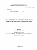 Стиславский, Александр Борисович. Управление рисками нарушения безопасности инфраструктуры транспортного комплекса: дис. доктор технических наук: 05.13.01 - Системный анализ, управление и обработка информации (по отраслям). Москва. 2010. 199 с.
