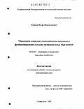 Кащаев, Игорь Валентинович. Управление социально-экономическим механизмом функционирования сельских муниципальных образований: дис. кандидат экономических наук: 08.00.05 - Экономика и управление народным хозяйством: теория управления экономическими системами; макроэкономика; экономика, организация и управление предприятиями, отраслями, комплексами; управление инновациями; региональная экономика; логистика; экономика труда. Ставрополь. 2000. 178 с.