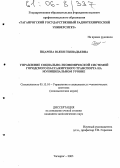 Пцарева, Юлия Геннадьевна. Управление социально-экономической системой городского пассажирского транспорта на муниципальном уровне: дис. кандидат экономических наук: 05.13.10 - Управление в социальных и экономических системах. Таганрог. 2005. 188 с.