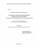 Наливкина, Виктория Владимировна. Управление социально ориентированным сегментом локального рынка: по материалам хлебопекарной промышленности Краснодарского края: дис. кандидат экономических наук: 08.00.05 - Экономика и управление народным хозяйством: теория управления экономическими системами; макроэкономика; экономика, организация и управление предприятиями, отраслями, комплексами; управление инновациями; региональная экономика; логистика; экономика труда. Майкоп. 2009. 198 с.