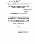 Лукачева, Надежда Григорьевна. Урожайность, качество зерна и крупы риса в зависимости от засоренности его посевов в условиях Приморского края: дис. кандидат сельскохозяйственных наук: 06.01.09 - Растениеводство. с. Камень-Рыболов. 2004. 160 с.