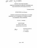 Колмогорова, Елена Юрьевна. Видовое разнообразие и жизненное состояние древесных и кустарниковых растений в зеленых насаждениях города Кемерово: дис. кандидат биологических наук: 03.00.05 - Ботаника. Томск. 2005. 163 с.