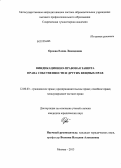 Орлова, Елена Леонидовна. Виндикационно-правовая защита права собственности и других вещных прав: дис. кандидат юридических наук: 12.00.03 - Гражданское право; предпринимательское право; семейное право; международное частное право. Москва. 2013. 178 с.