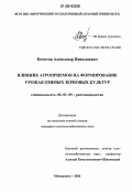 Кочетов, Александр Николаевич. Влияние агроприемов на формирование урожая озимых зерновых культур: дис. кандидат сельскохозяйственных наук: 06.01.09 - Растениеводство. Мичуринск. 2006. 158 с.