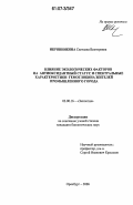 Икрянникова, Светлана Викторовна. Влияние экологических факторов на антиоксидантный статус и спектральные характеристики гемоглобина жителей промышленного города: дис. кандидат биологических наук: 03.00.16 - Экология. Оренбург. 2006. 119 с.