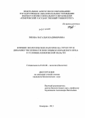 Рябова, Наталья Владимировна. Влияние экологических факторов на структуру и динамику численности популяции колорадского жука в условиях Кемеровской области: дис. кандидат биологических наук: 03.02.08 - Экология (по отраслям). Кемерово. 2011. 185 с.