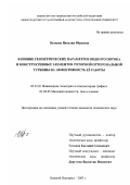 Волкова, Наталия Юрьевна. Влияние геометрических параметров водного потока и конструктивных элементов роторной ортогональной турбины на эффективность ее работы: дис. кандидат технических наук: 05.01.01 - Инженерная геометрия и компьютерная графика. Нижний Новгород. 2003. 108 с.