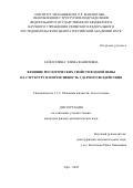 Гайнуллина Элина Фанилевна. Влияние реологических свойств водной пены на структуру и интенсивность ударного воздействия: дис. кандидат наук: 00.00.00 - Другие cпециальности. ФГБОУ ВО «Башкирский государственный университет». 2022. 139 с.