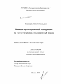 Пономарев, Алексей Евгеньевич. Влияние шумпетерианской конкуренции на структуру рынка: эволюционный подход: дис. кандидат экономических наук: 08.00.01 - Экономическая теория. Москва. 2010. 226 с.