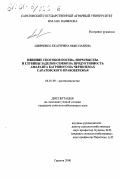 Шевченко, Екатерина Николаевна. Влияние способов посева, норм высева и глубины заделки семян на продуктивность амаранта багряного на черноземах Саратовского Правобережья: дис. кандидат сельскохозяйственных наук: 06.01.09 - Растениеводство. Саратов. 2000. 157 с.