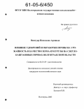 Винтуар Помпилио Армандо. Влияние удобрений и обработки почвы на урожайность и качество зерна кукурузы на светло-каштановых почвах Волгоградской области: дис. кандидат сельскохозяйственных наук: 06.01.09 - Растениеводство. Волгоград. 2005. 155 с.