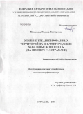 Жижимова, Галина Викторовна. Влияние урбанизированных территорий на внутригородские аквальные комплексы: на примере г. Астрахань: дис. кандидат географических наук: 25.00.36 - Геоэкология. Астрахань. 2009. 186 с.