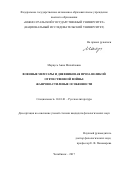 Маркусь Анна Михайловна. Военные мемуары и дневниковая проза Великой Отечественной войны: жанрово-стилевые особенности: дис. кандидат наук: 10.01.01 - Русская литература. ФГБОУ ВО «Уральский государственный педагогический университет». 2018. 286 с.