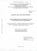 Конорев, Александр Михайлович. Воспроизводство трудовых ресурсов в аграрном секторе экономики: дис. кандидат наук: 08.00.05 - Экономика и управление народным хозяйством: теория управления экономическими системами; макроэкономика; экономика, организация и управление предприятиями, отраслями, комплексами; управление инновациями; региональная экономика; логистика; экономика труда. Курск. 2016. 187 с.