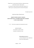 Мирзабеков Мурад Мирзабекович. Выбор оптимального объема хирургического лечения пожилых больных с опухолью почки: дис. кандидат наук: 00.00.00 - Другие cпециальности. ФГБОУ ВО «Алтайский государственный медицинский университет» Министерства здравоохранения Российской Федерации. 2023. 126 с.