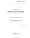 Светова, Нина Юрьевна. Взаимный мультифрактальный анализ. Приложение к параметризации минеральных структур: дис. кандидат физико-математических наук: 05.13.18 - Математическое моделирование, численные методы и комплексы программ. Петрозаводск. 2004. 157 с.