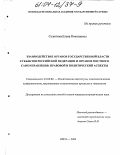 Селютина, Елена Николаевна. Взаимодействие органов государственной власти субъектов Российской Федерации и органов местного самоуправления: правовой и политический аспекты: дис. кандидат юридических наук: 23.00.02 - Политические институты, этнополитическая конфликтология, национальные и политические процессы и технологии. Орел. 2003. 183 с.