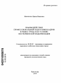 Миронова, Ирина Ивановна. Взаимодействие профессиональной подготовки кадров и рынка труда как условие посткризисной модернизации: дис. кандидат экономических наук: 08.00.05 - Экономика и управление народным хозяйством: теория управления экономическими системами; макроэкономика; экономика, организация и управление предприятиями, отраслями, комплексами; управление инновациями; региональная экономика; логистика; экономика труда. Краснодар. 2010. 187 с.