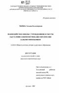 Тюрина, Татьяна Владимировна. Взаимодействие школы с учреждениями культуры как условие совершенствования образования сельских школьников: дис. кандидат педагогических наук: 13.00.01 - Общая педагогика, история педагогики и образования. Арзамас. 2007. 185 с.