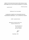 Бикбулатова, Елена Александровна. Взаимосвязь клинических проявлений синдрома раздраженного кишечника (СРК) с вегетативной регуляцией: дис. кандидат медицинских наук: 14.00.05 - Внутренние болезни. Новосибирск. 2004. 160 с.