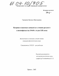 Трошина, Наталья Викторовна. Ядерные языковые концепты в учении русского славянофильства 30-60-х годов XIX века: дис. кандидат филологических наук: 10.02.01 - Русский язык. Брянск. 2004. 202 с.