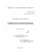 Проскурякова, Оксана Борисовна. Закономерности восстановления продуцентов нарушенных экосистем Севера Западной Сибири: дис. кандидат биологических наук: 03.00.16 - Экология. Тюмень. 2002. 224 с.