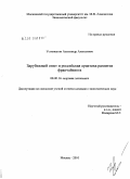 Устюжанин, Александр Алексеевич. Зарубежный опыт и российская практика развития франчайзинга: дис. кандидат экономических наук: 08.00.14 - Мировая экономика. Москва. 2010. 195 с.