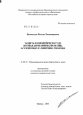 Виноградов, Михаил Владимирович. Защита в Европейском Суде по правам человека прав лиц, осужденных к лишению свободы: дис. кандидат юридических наук: 12.00.10 - Международное право, Европейское право. Москва. 2010. 245 с.