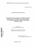 Аль-Обайди Надир Джасим Мохаммед. Зависимость электрических и люминесцентных свойств эпитаксиальных слоев оксида цинка от условий осаждения и уровня легирования атомами галлия: дис. кандидат физико-математических наук: 01.04.04 - Физическая электроника. Махачкала. 2012. 153 с.