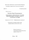 Володин, Юрий Владимирович. Зависимость критических степеней некоэрцитивных краевых задач от граничных условий: дис. кандидат физико-математических наук: 01.01.02 - Дифференциальные уравнения. Москва. 2009. 107 с.